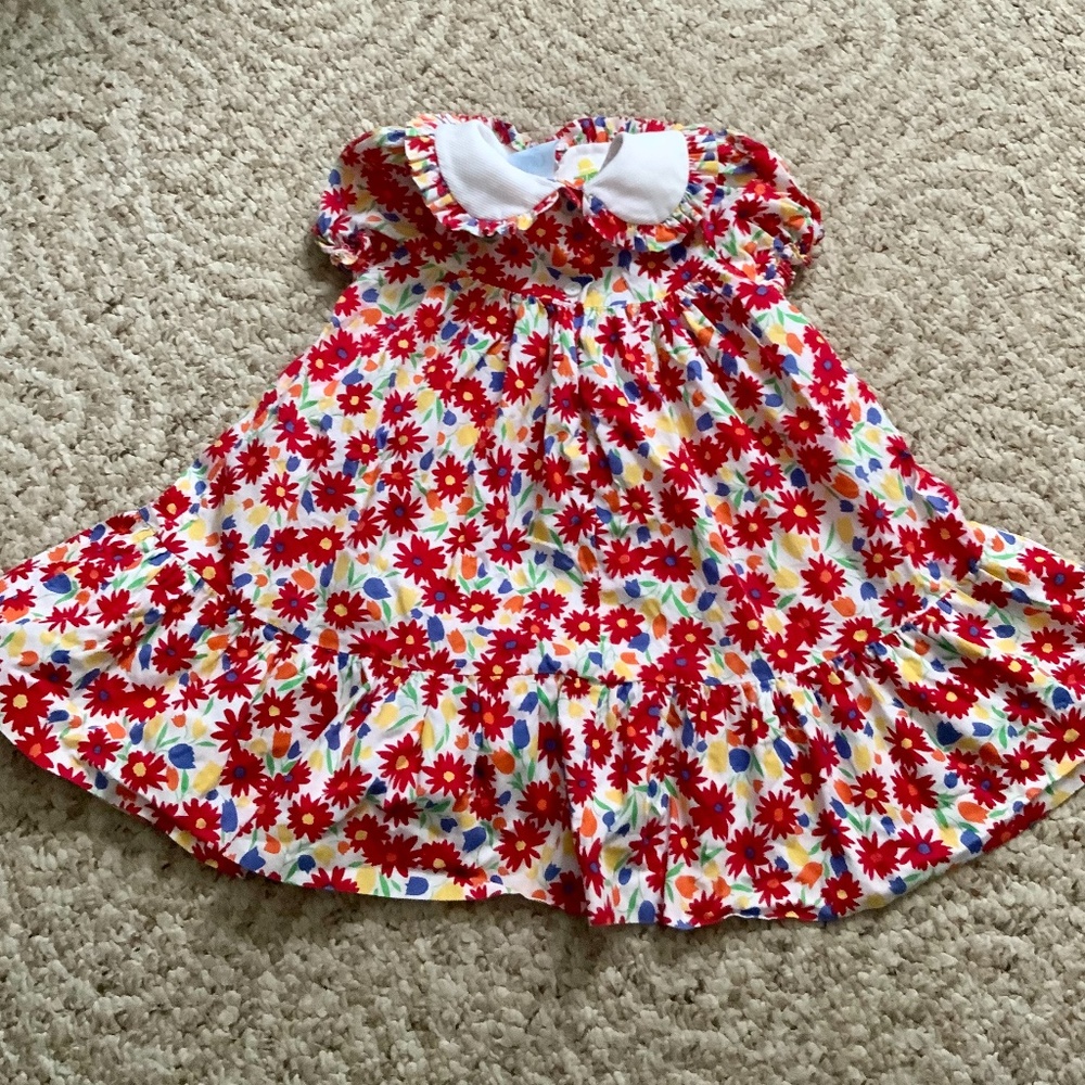 Vintage THE CHILDREN'S HOUR by Jan Briggs Floral Dress *Flaw* read